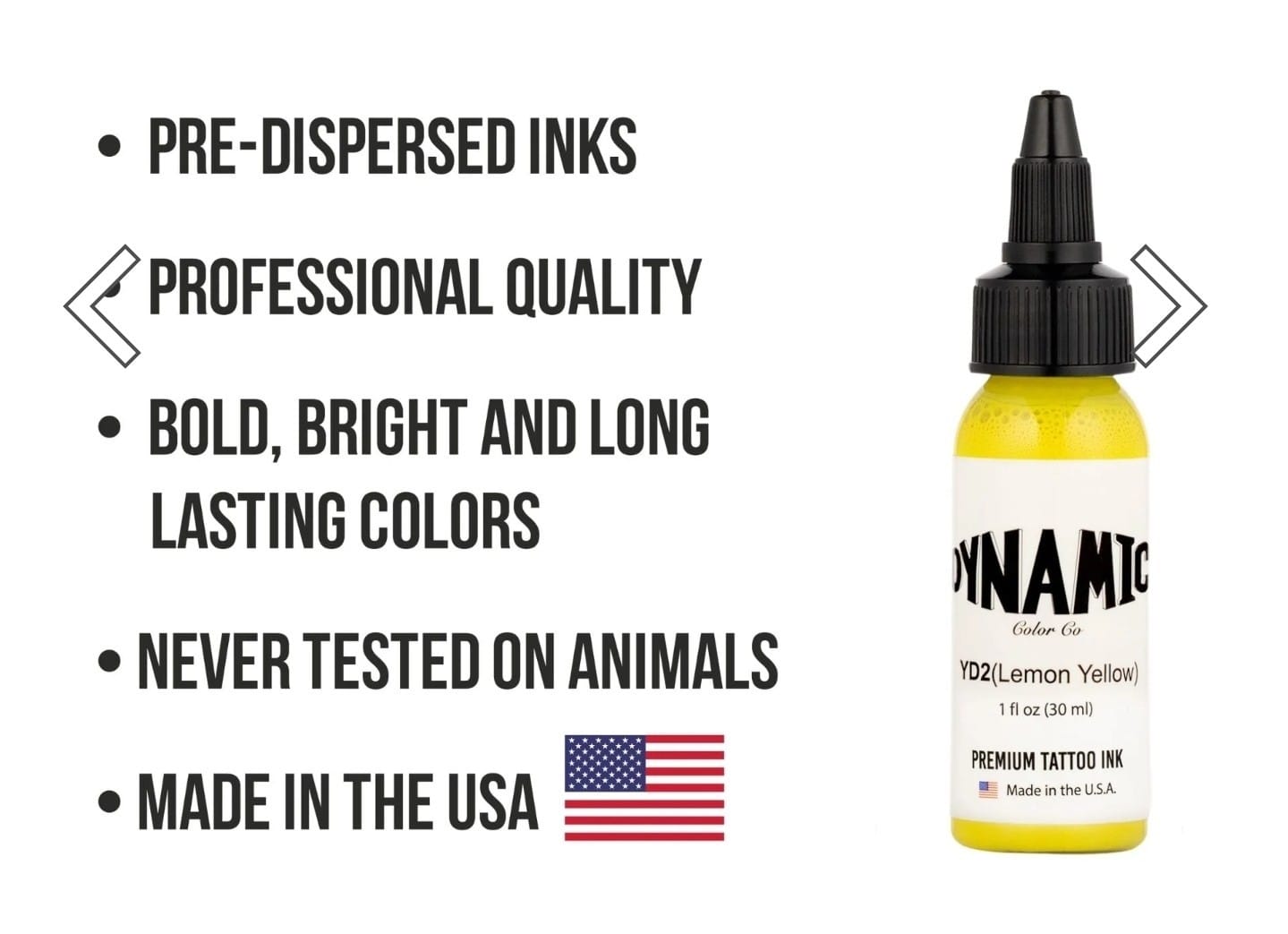Dynamic Tattoo Ink Lemon Yellow