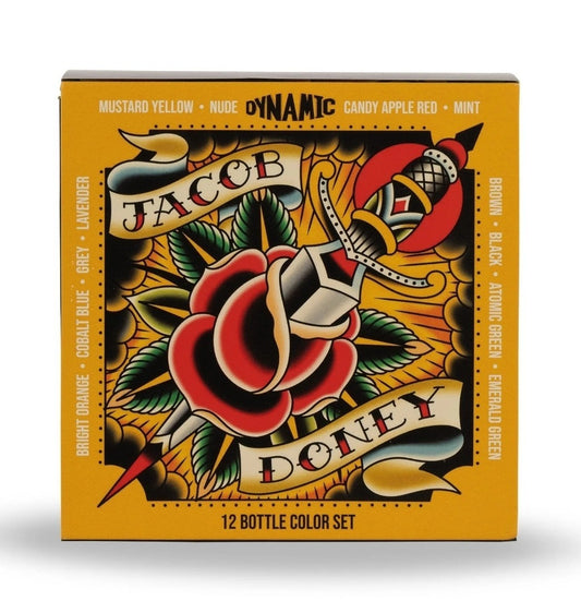 dynamic tattoo ink Platinum Jacob Doney 1oz Color Set