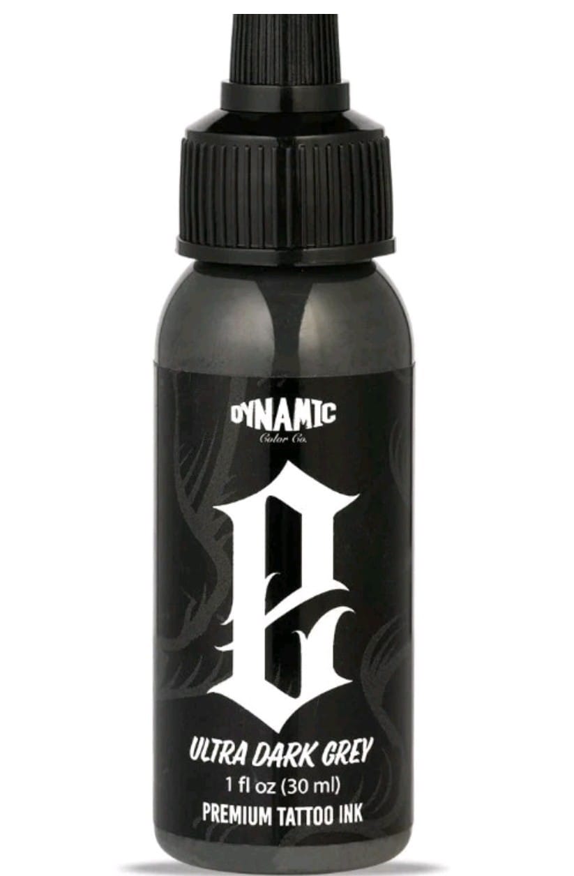 Dynamic Color Co- Smoke Set, Opaque Grey Tattoo Ink 4OZ ounce,