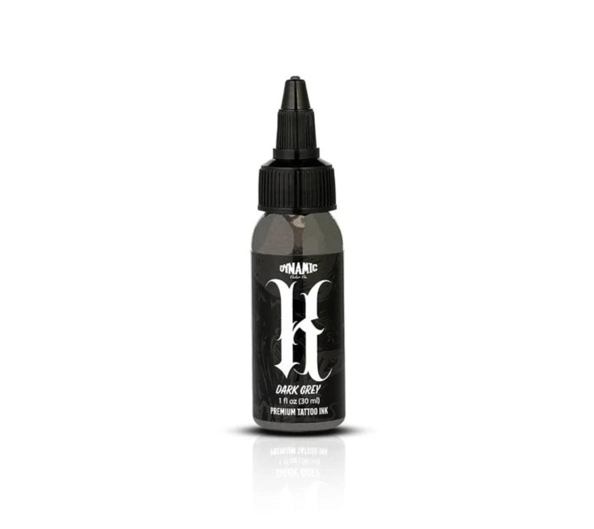 1oz Dynamic Color Co. - SMOKE Opaque Greys - Tattoo Grey Colors 1oz