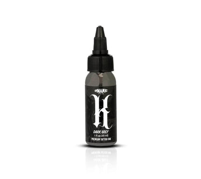 1oz Dynamic Color Co. - SMOKE Opaque Greys - Tattoo Grey Colors 1oz