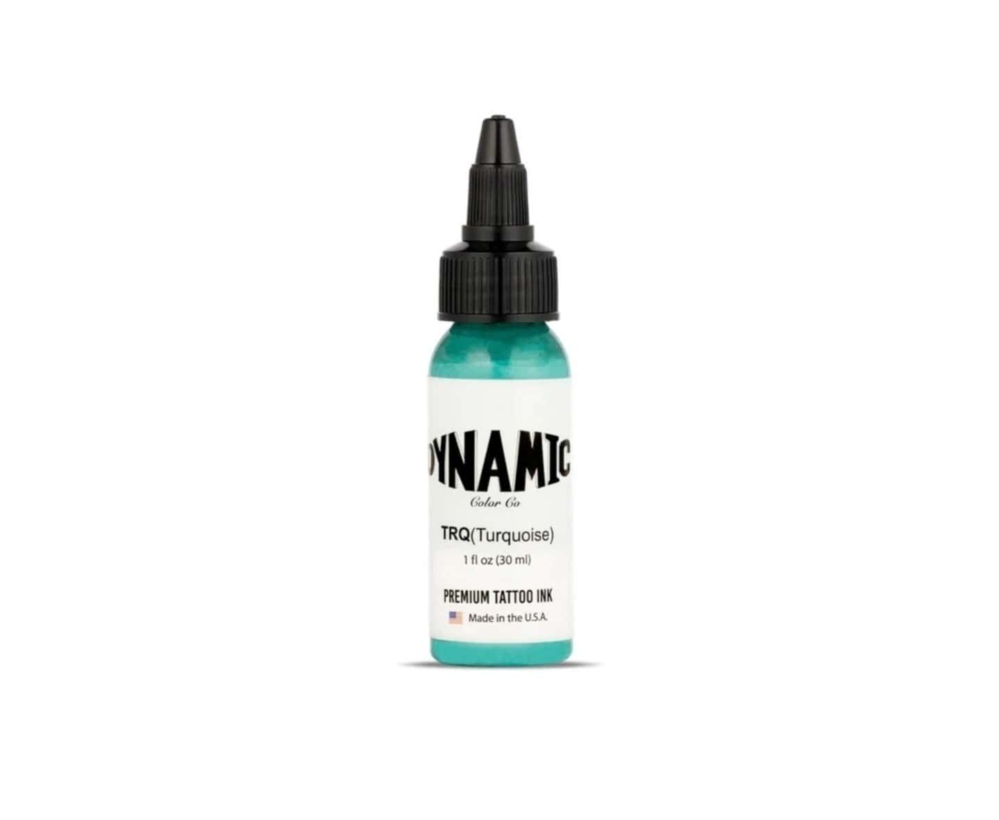 Dynamic Color Co Turquoise Tattoo Ink (1oz Bottle): Vibrant, St