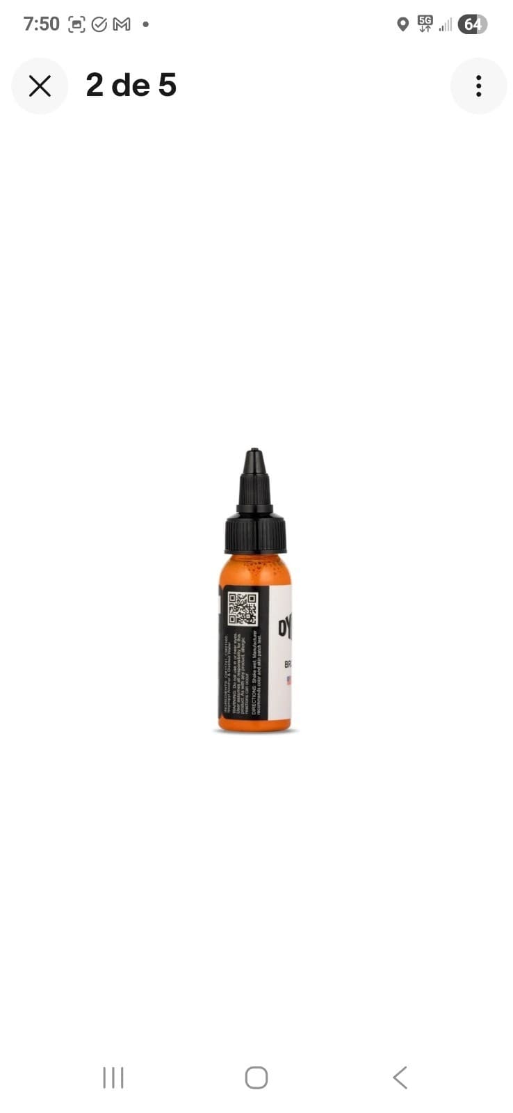 Dynamic Tattoo Ink  Orange/black  Ink