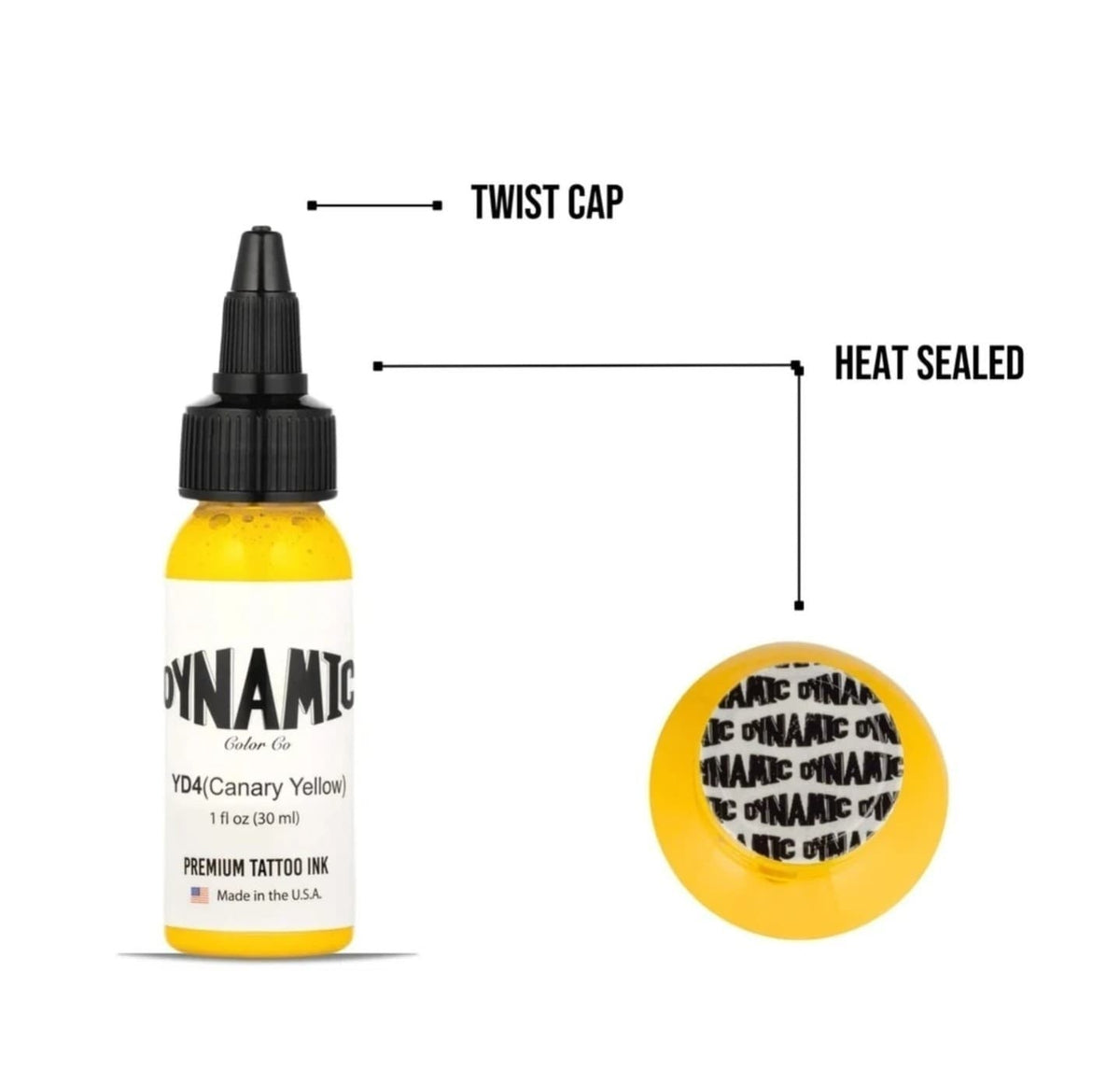 Dynamic Tattoo Ink Canary Yellow