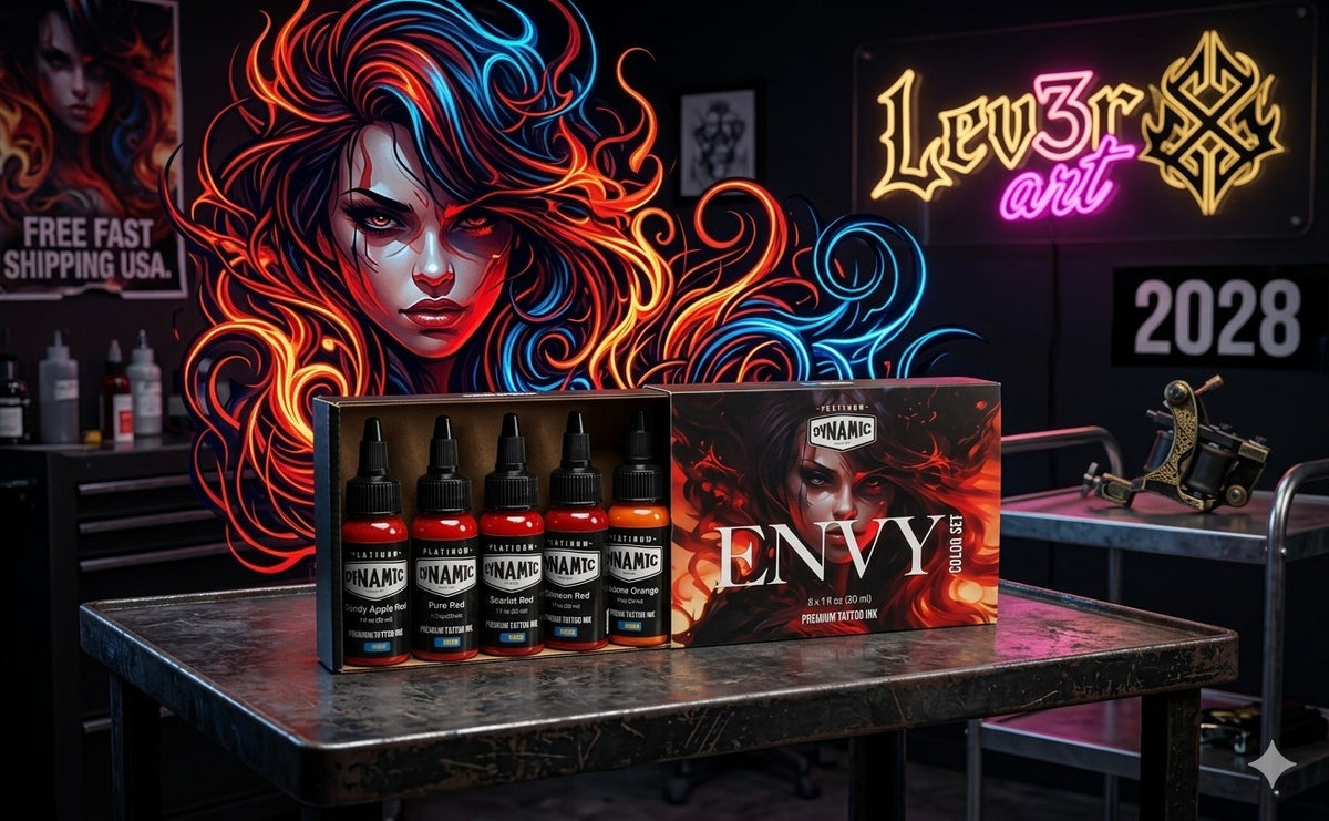 Dynamic Platinum Envy 1oz 5 Bottle Color Set