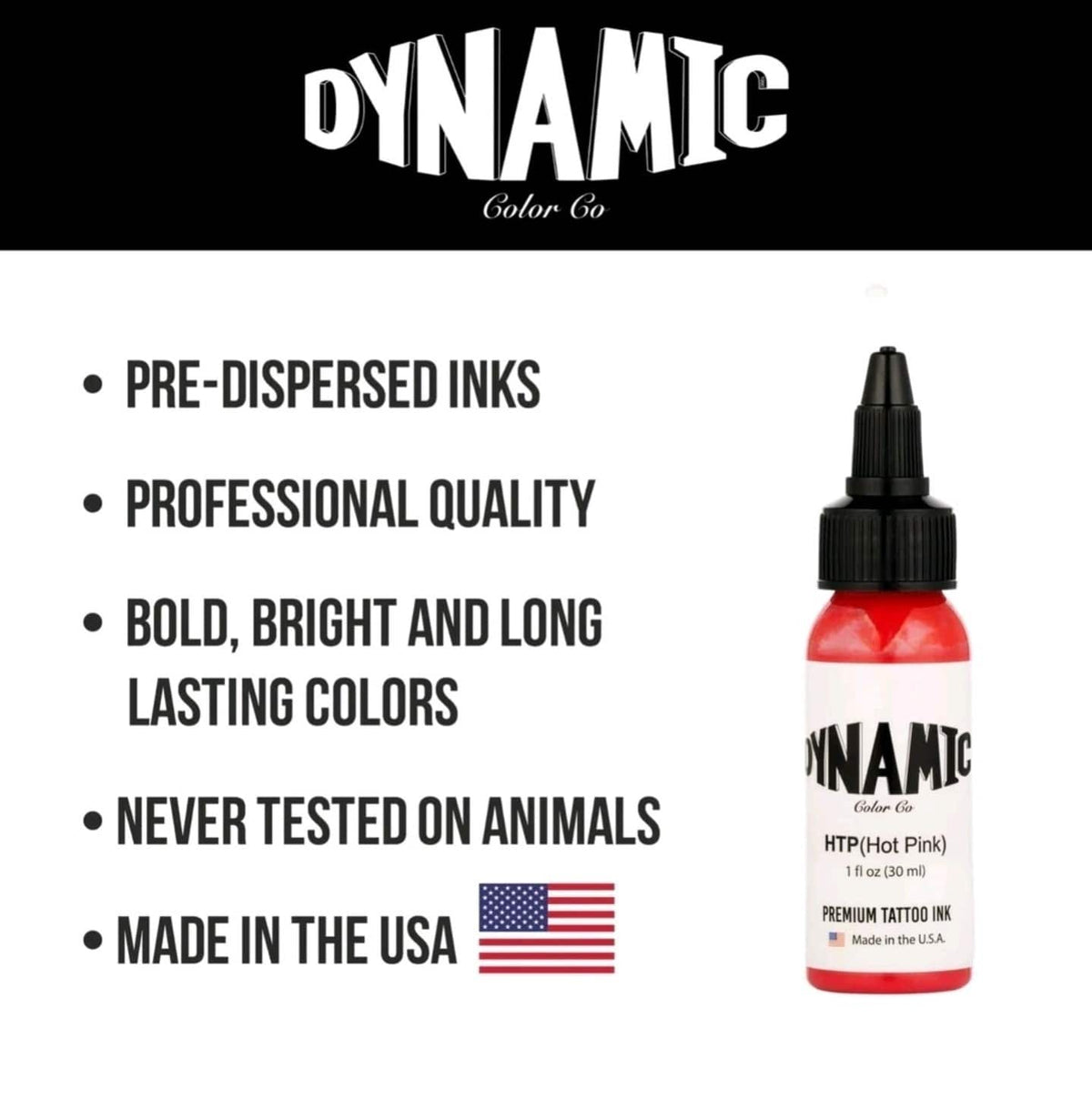Dynamic Tattoo Ink Hot Pink