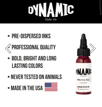 Dynamic Tattoo Ink Wine Red