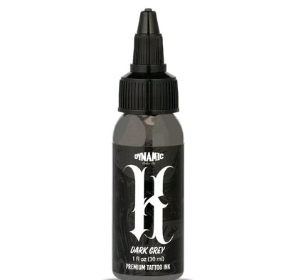 Dynamic Color Co- Smoke Set, Opaque Grey Tattoo Ink 4OZ ounce, 
