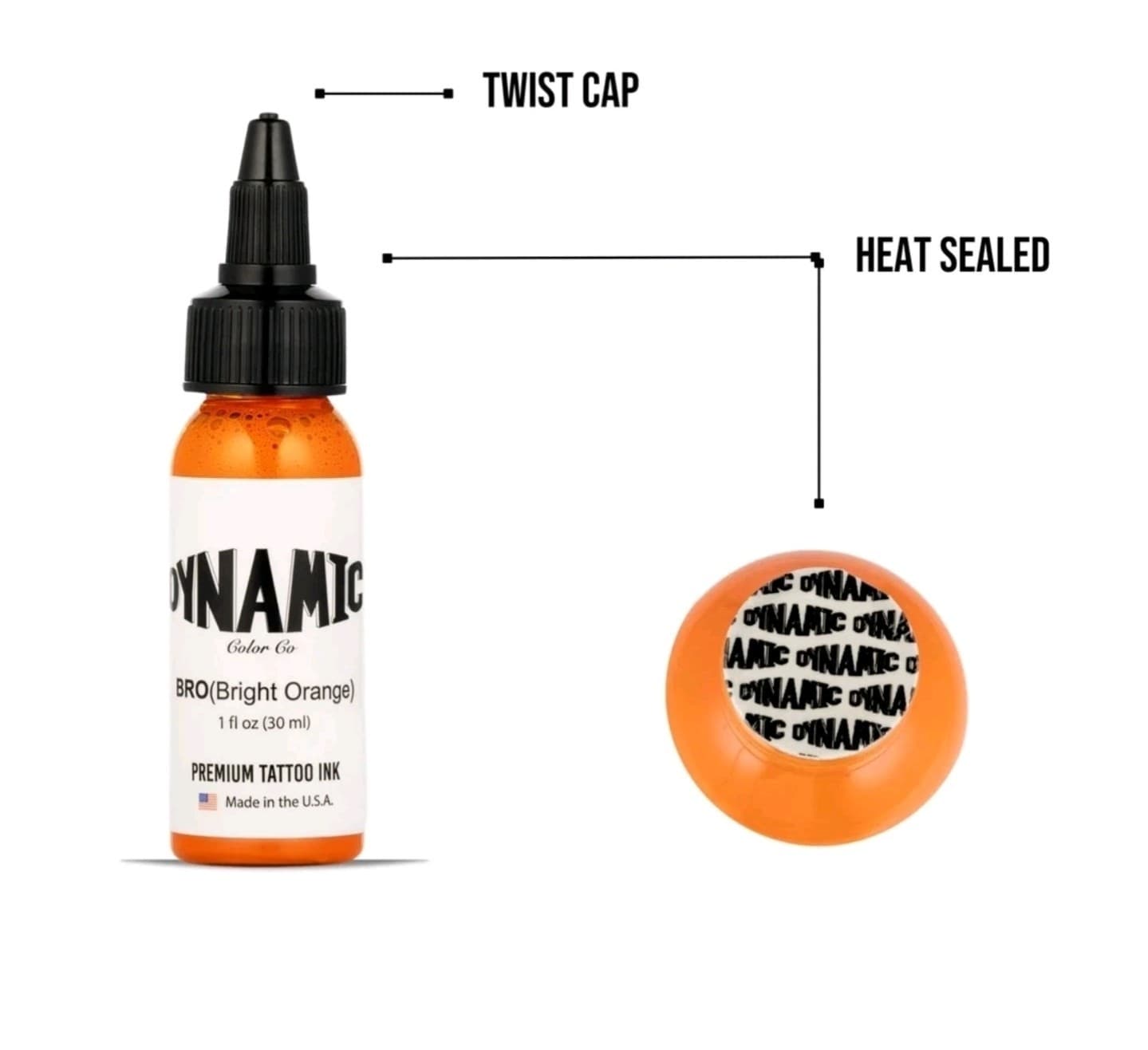 Dynamic Tattoo Ink Bright Orange