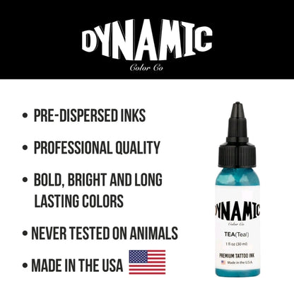 Dynamic Tattoo Ink Teal/ Black Ink 