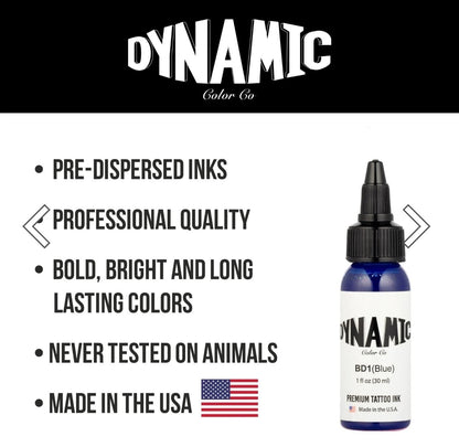 Dynamic Tattoo Ink Blue
