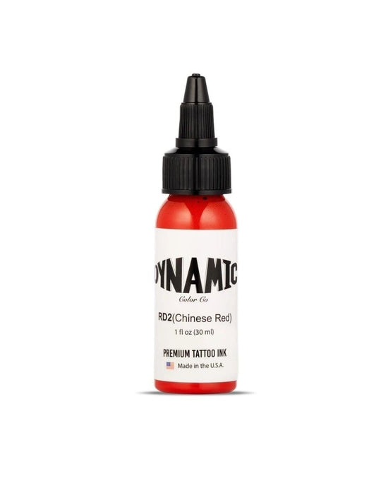 Dynamic Color Co- Chinese Red Tattoo Ink: Vibrant, Sterilized,