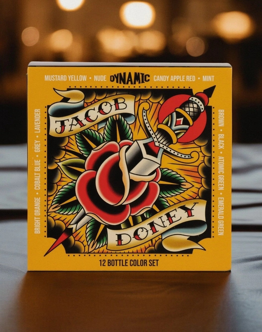 dynamic tattoo ink Platinum Jacob Doney 1oz Color Set