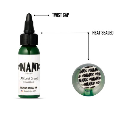 Dynamic Tattoo Ink LeafGreenDynamic Tattoo Ink LeafGreen