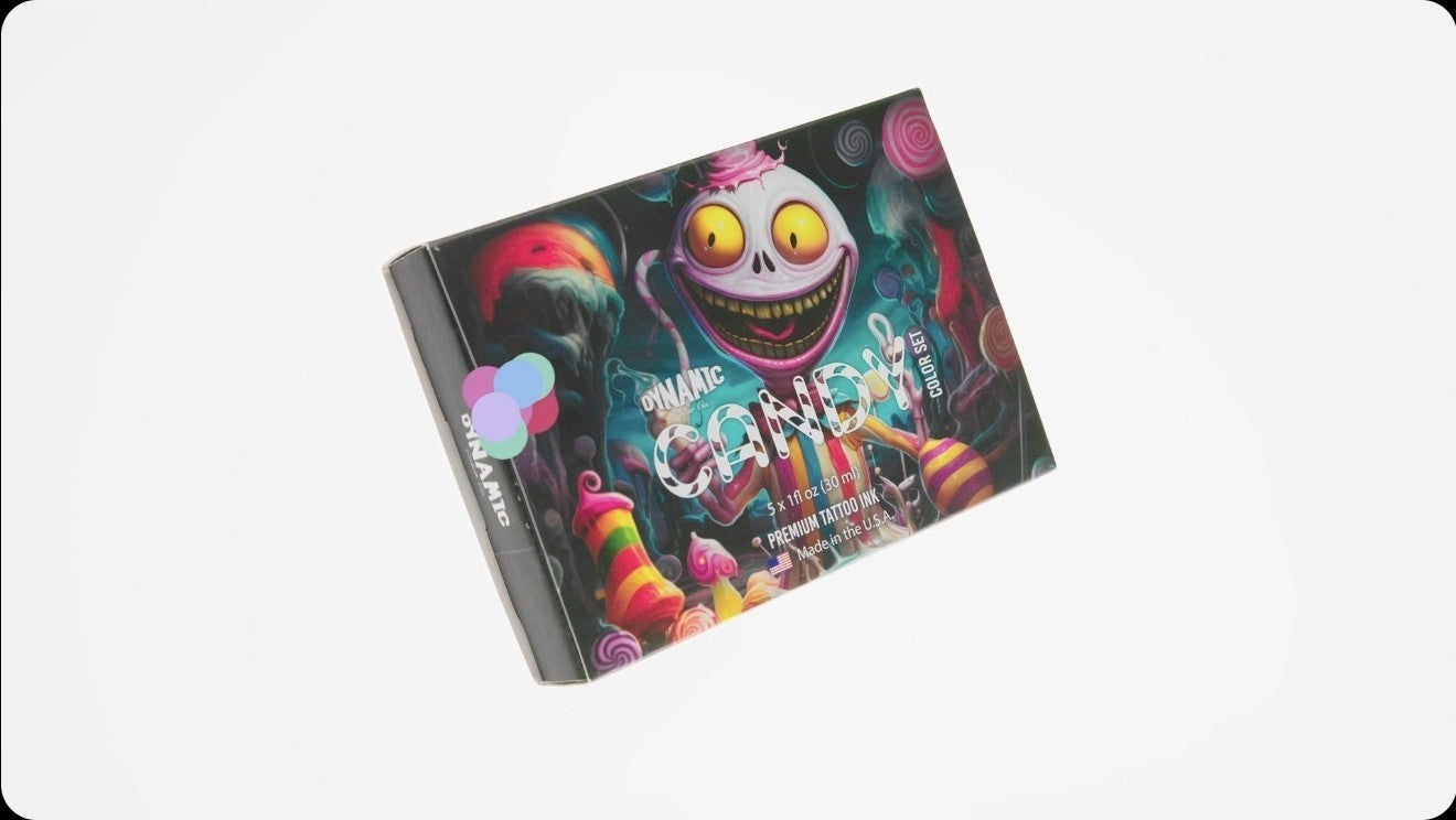 dynamic tattoo ink set colors Candy