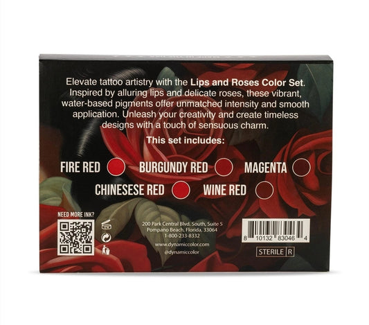 Dynamic Color Co Ink Set - Lips and Roses 1oz Color Set Office Product