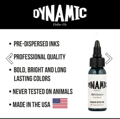 Dynamic Tattoo Ink Green