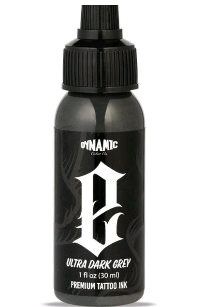 Dynamic Color Co- Smoke Set, Opaque Grey Tattoo Ink 4OZ ounce, 