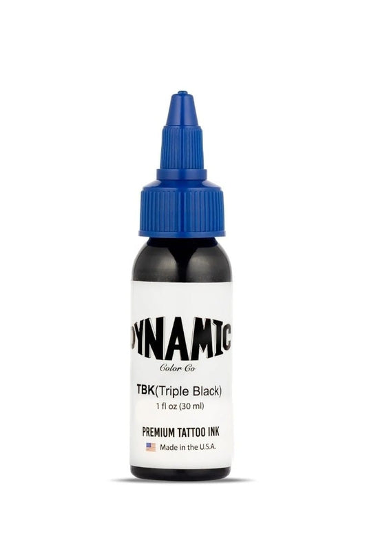 1oz Bottles Dynamic triple black Colors Tattoo Ink