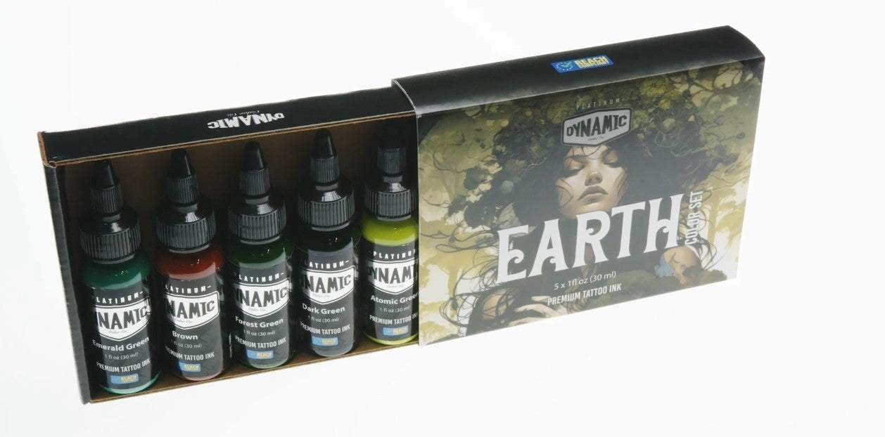 Dynamic Platinum Earth 1oz 5 Bottle Color Set