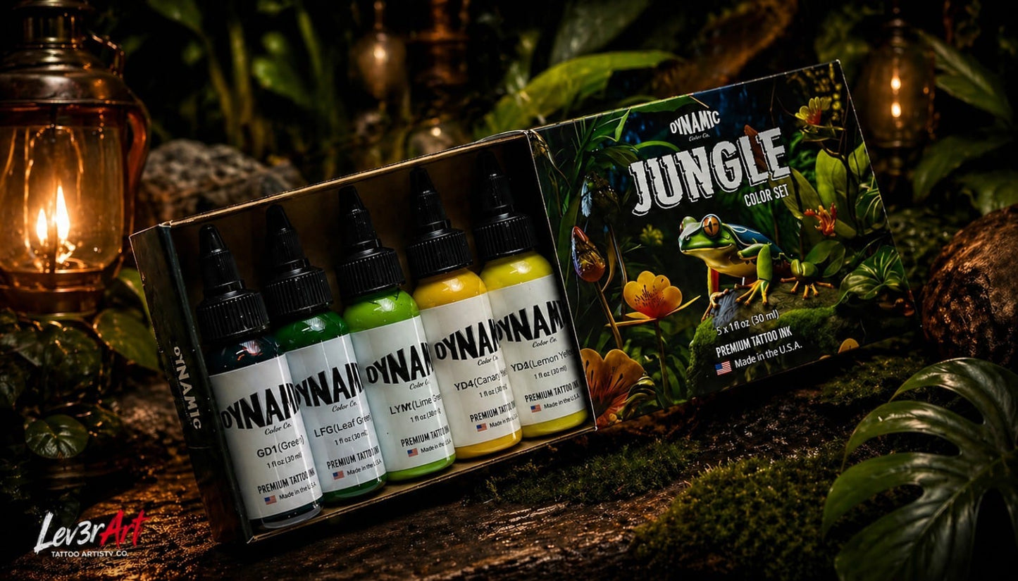 Dynamic Tattoo Ink Jungle 1oz Color