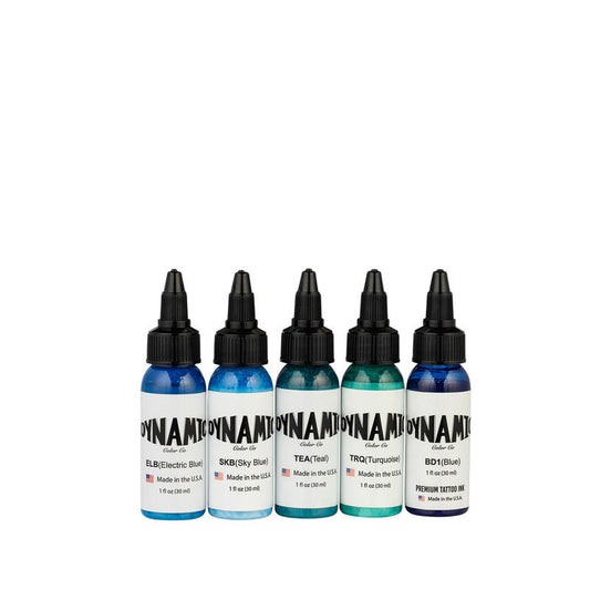 Dynamic Tattoo Ink Oceans 1oz Color Set