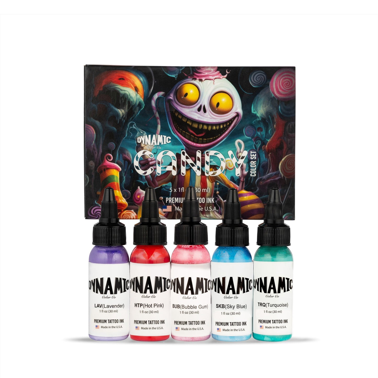 Dynamic Tattoo ink set colors Candy