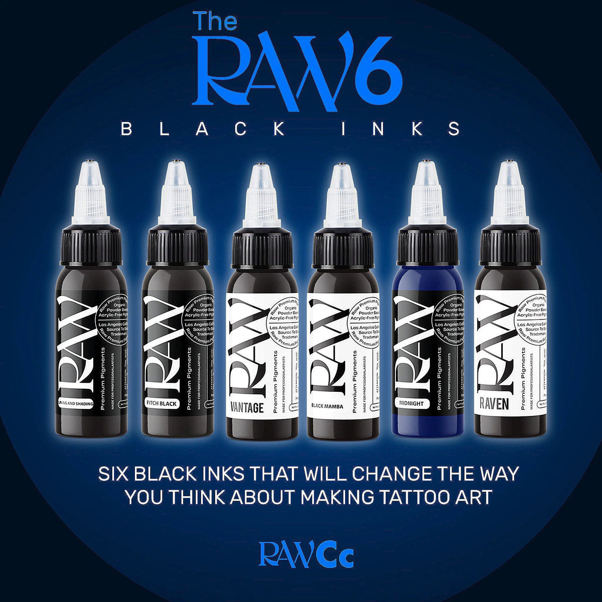 THE RAW 6 Black Set