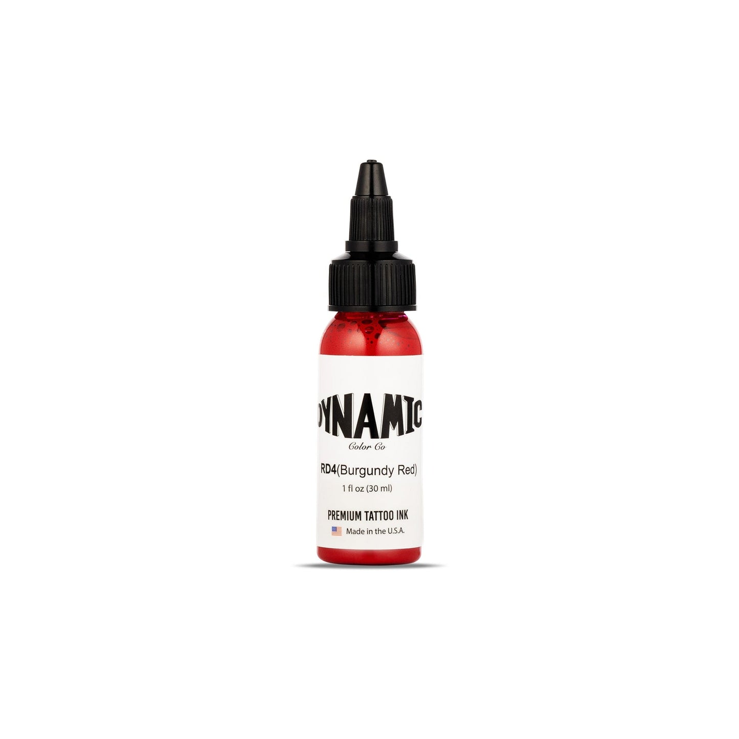 DYNAMIC BURGUNDY RED 1-oz Tattoo Ink Brite Vibrant & Dark Color Supply