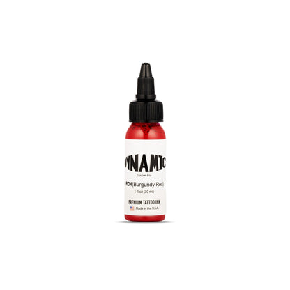 DYNAMIC BURGUNDY RED 1-oz Tattoo Ink Brite Vibrant & Dark Color Supply