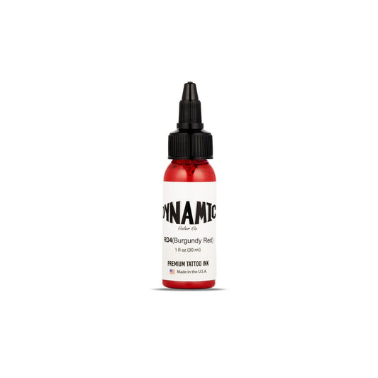 DYNAMIC BURGUNDY RED 1-oz Tattoo Ink Brite Vibrant & Dark Color Supply