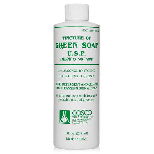 COSCO Pure Liquid Green Soap Stencil Tattoo Transfer Medical Prep Wash, 8 Flu...